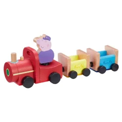 Tren De Madera Con Figura Abuelo Pig^Peppa Pig Sale