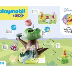 1.2.3 Winnie The Pooh & Piglet Casa Del Arbol^Playmobil Hot
