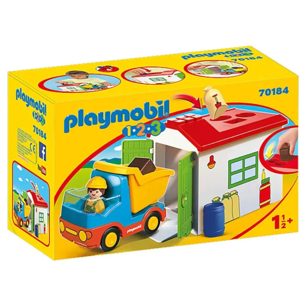 1.2.3 Camion Con Garaje 70184^Playmobil Hot
