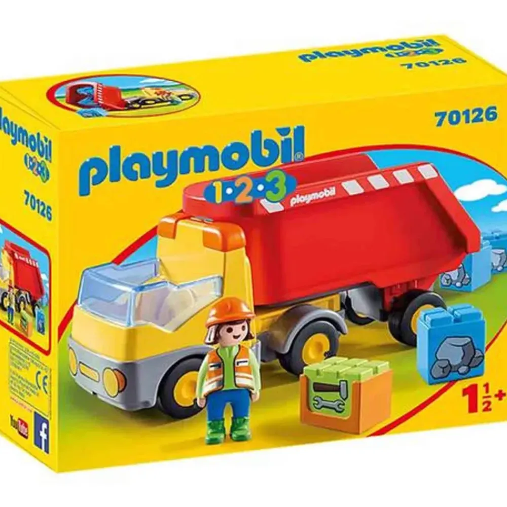 1.2.3 Camion De Construcción 70126^Playmobil New