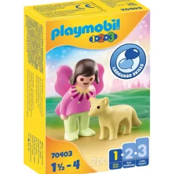 1.2.3 Hada Con Zorro^Playmobil