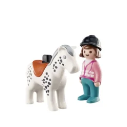 1.2.3 Jinete Con Caballo^Playmobil Online