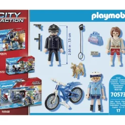 City Action Bici Policial: Persecucion Del Carterista 70573^Playmobil Sale