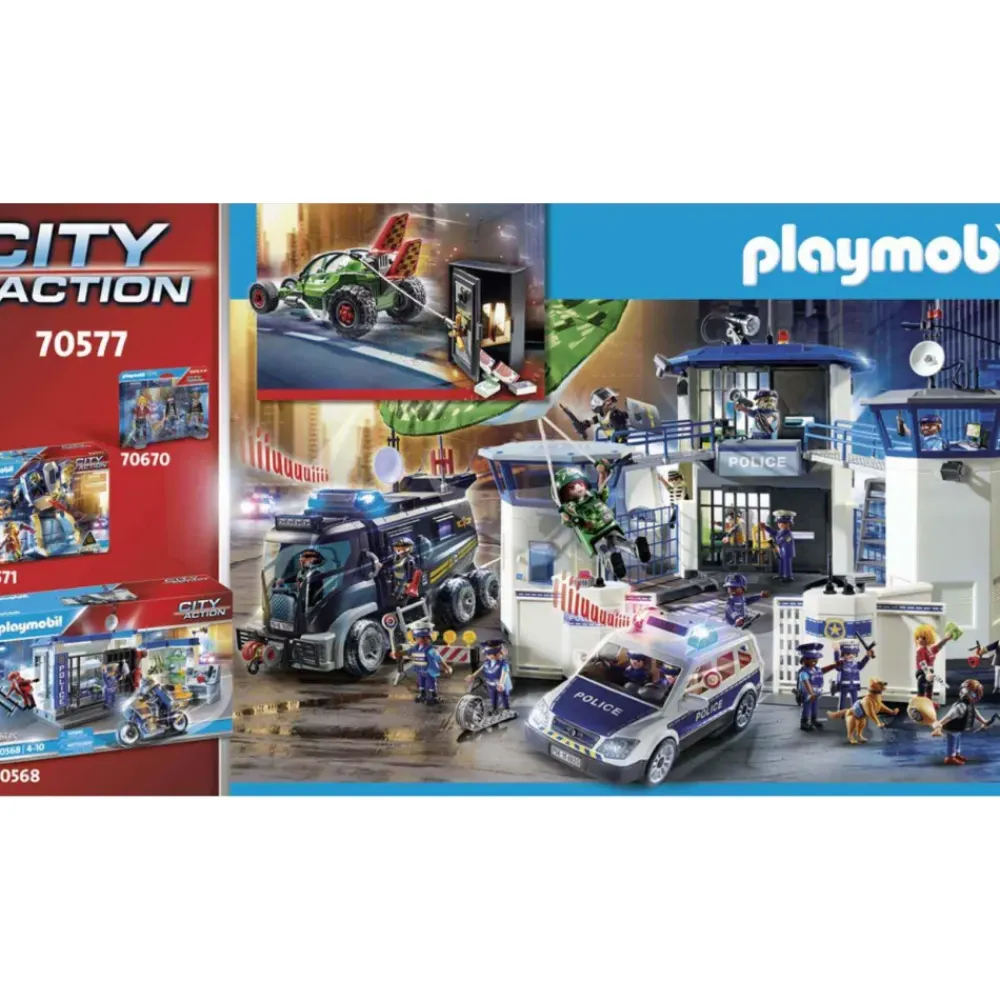 City Action Kart Policial: Persecucion Ladron De Caj 70577^Playmobil New