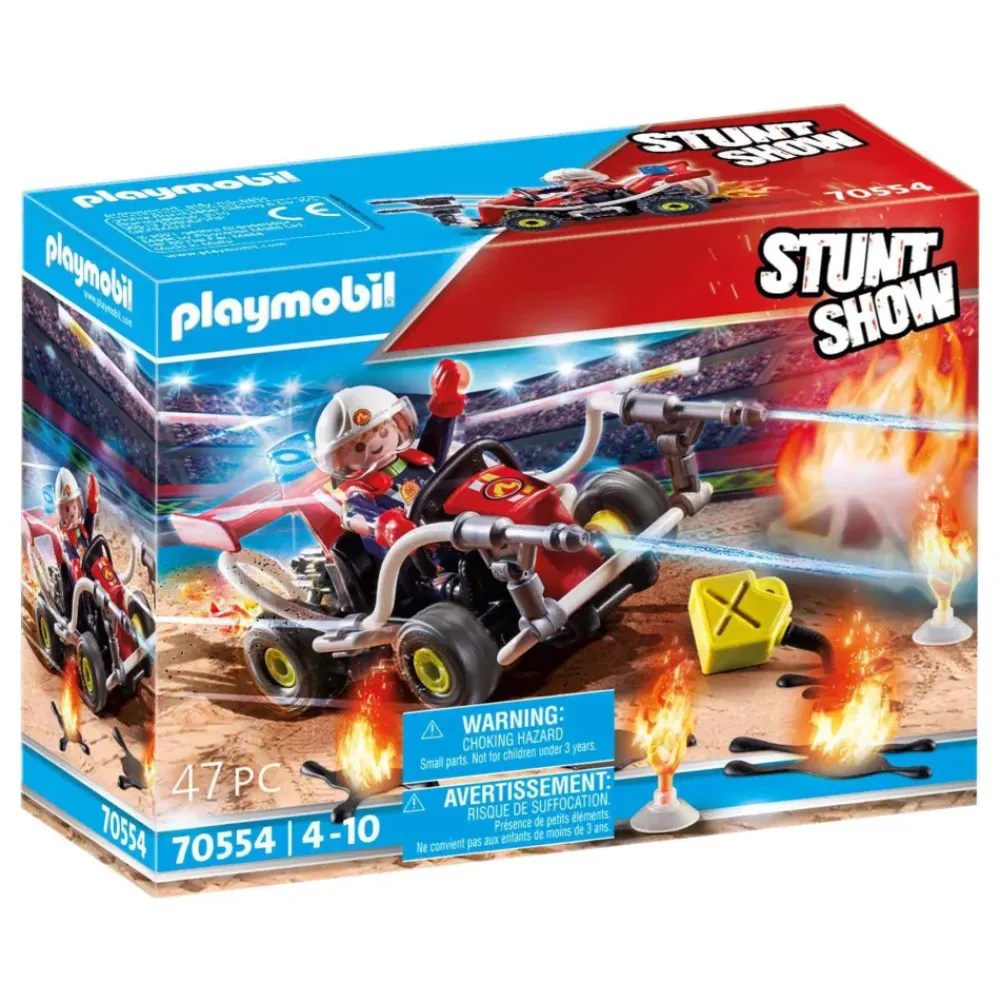 Stuntshow Kart Bombero 70554^Playmobil Hot