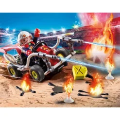 Stuntshow Kart Bombero 70554^Playmobil Hot
