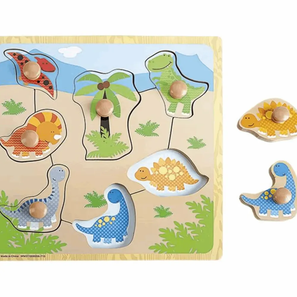 Puzzle 7 Figuras Encajables | Juguetes De Madera^Infant Planet Outlet