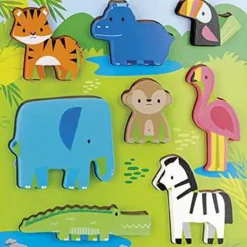 Puzzle 7 Figuras Encajables | Juguetes De Madera^Infant Planet Outlet