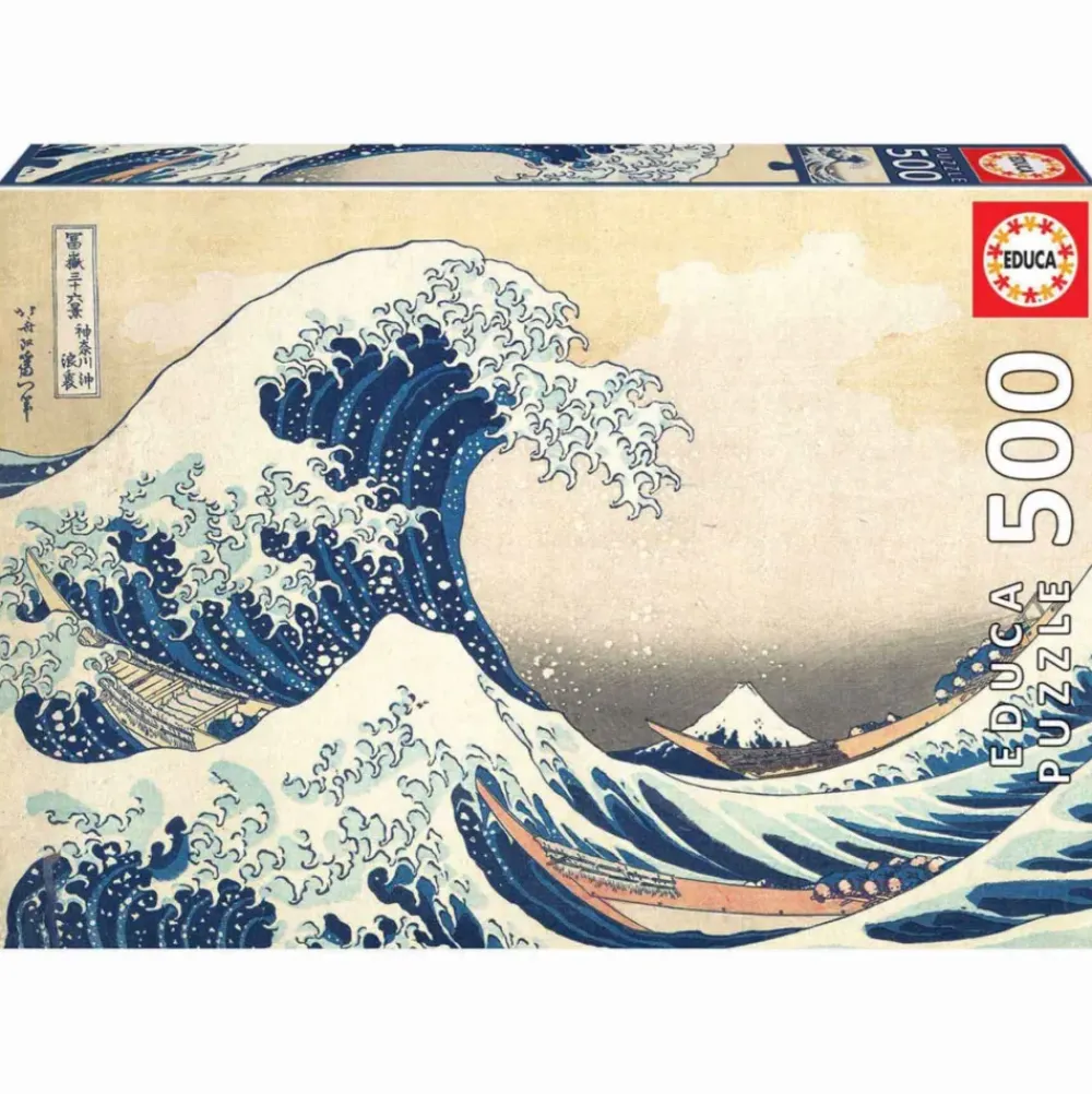 Puzzle 500 Piezas Gran Ola De Kanagawa^Educa Borras Online