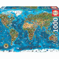 Puzzle 1000 Piezas Maravillas Del Mundo^Educa Borras Best