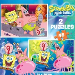 Puzzle Bob Esponja 2X48 Piezas^Educa Borras Sale