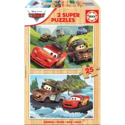 Puzzle De Madera Cars 2X25 Piezas^Educa Borras Outlet