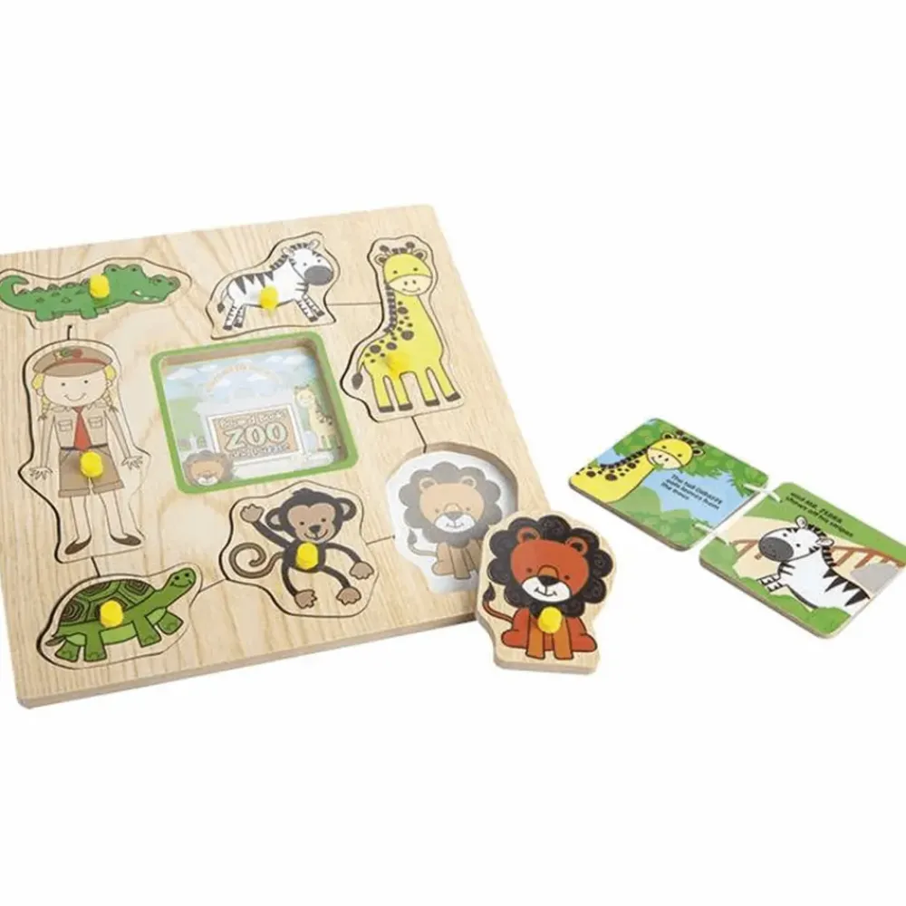 Puzzle Encajaformas Con Libro | Juguetes De Madera^Infant Planet Discount