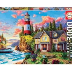 Puzzle Faro Cerca Del Oceano 3000 Piezas^Educa Borras Clearance