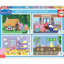 Puzzle Multi 4 Junior Peppa Pig^Educa Borras Hot