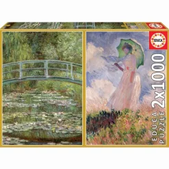 Puzzle 2X1000 Piezas Monet^Educa Borras Outlet