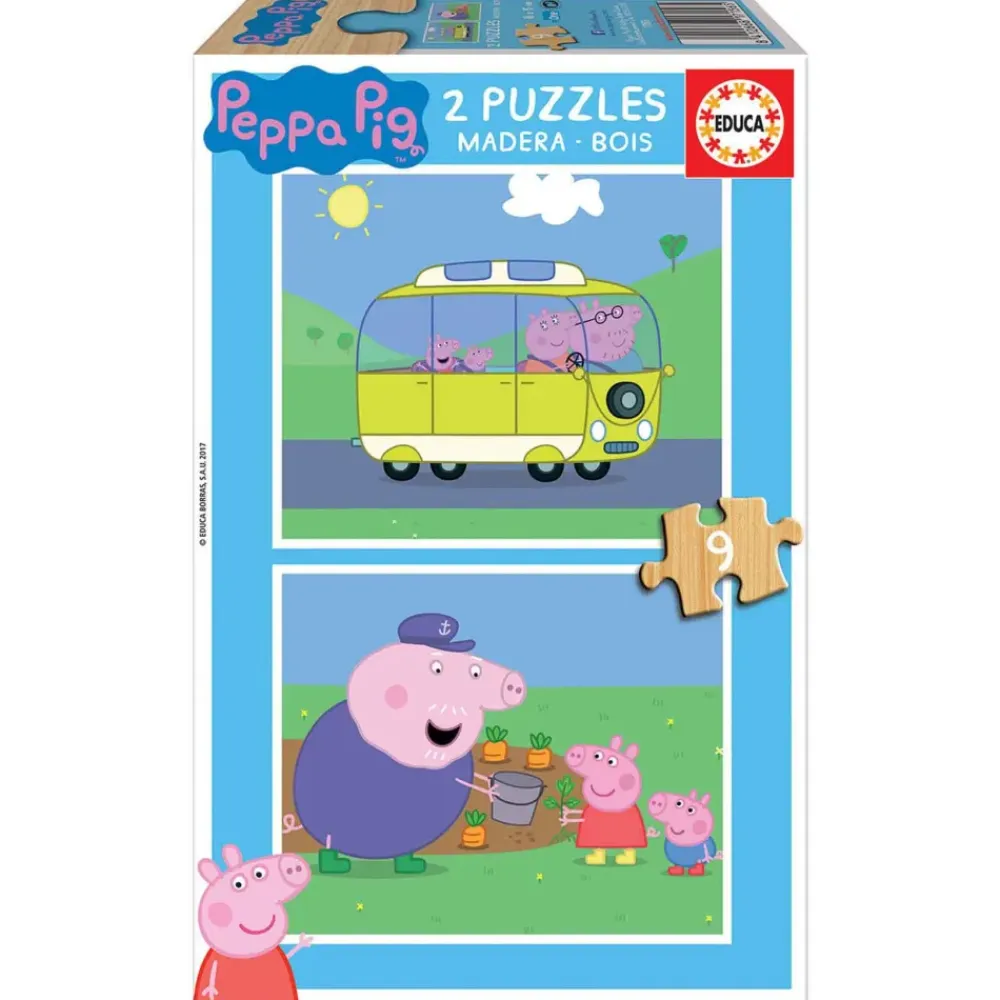 Puzzles Madera Peppa Pig^Educa Borras Best
