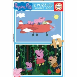 Puzzles Peppa Pig 16 Piezas^Educa Borras Online