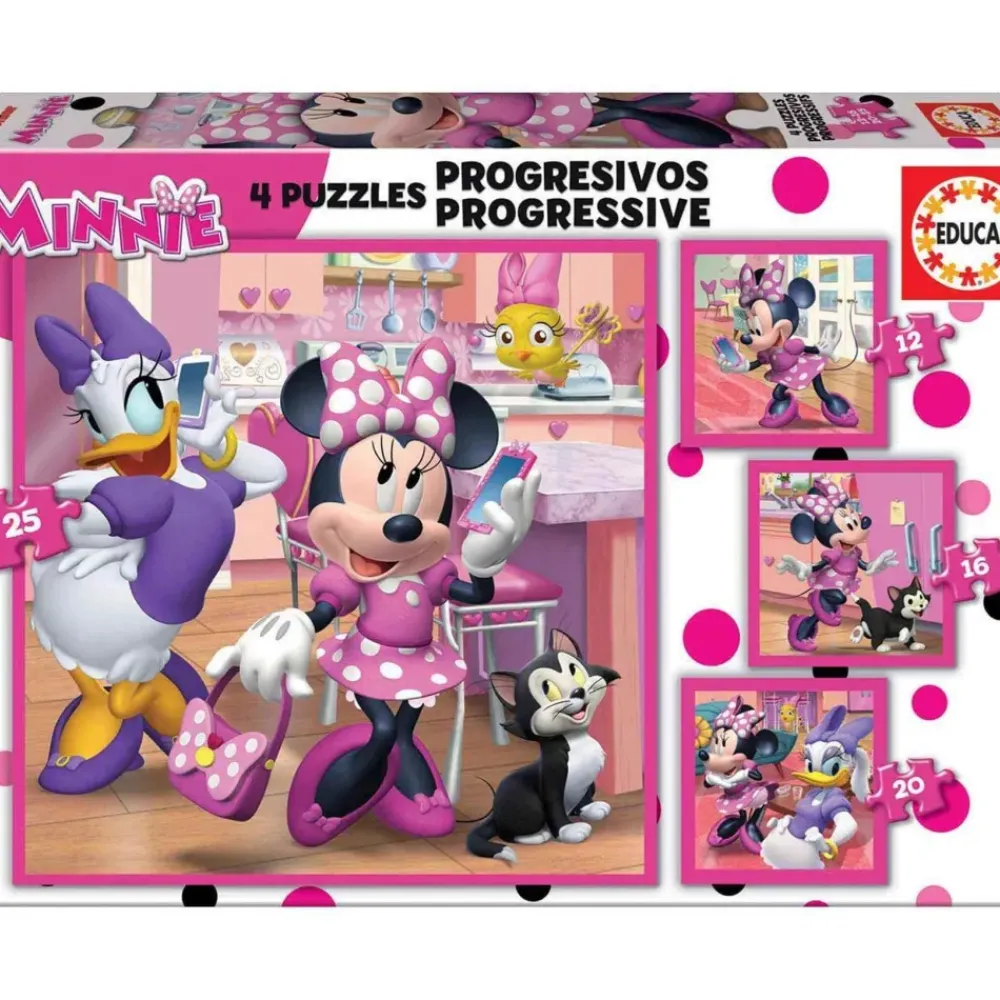 Puzzles Progresivos Minnie Happy Helpers^Educa Borras