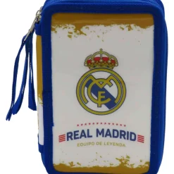 Plumier 3 Pisos Con Material Escolar^Real Madrid Outlet