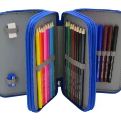 Plumier 3 Pisos Con Material Escolar^Real Madrid Outlet