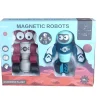 Robots Magneticos Apilables Pack 2^Marca Blanca Hot