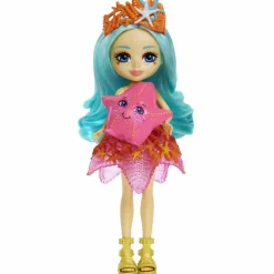 Royal Ocean Kingdom Muneca Starla Starfish Con Mascota 4 Anos^Enchantimals Clearance