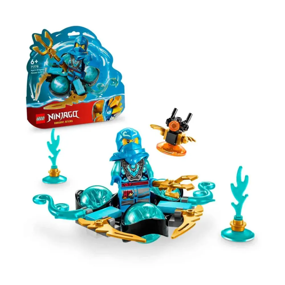 Set De Juguete De Construcción Ninjago 71778 Nya Dragon Power: Derrape Spinjitzu (57 Piezas)^* Hot