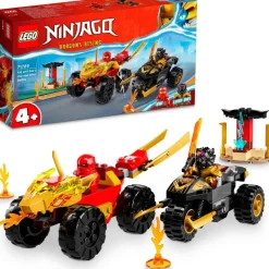 Set De Juguetes De Construcción Ninjago 71789 Batalla En Coche Y Moto De Kai Y Ras (103 Piezas)^*
