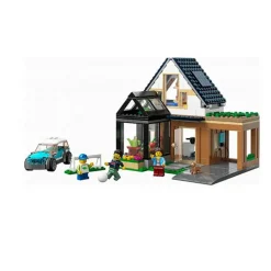 Set De Juguetes De Construcción City 60398 Casa Familiar Y Coche Electrico (462 Piezas)^* New