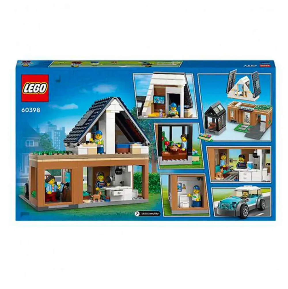 Set De Juguetes De Construcción City 60398 Casa Familiar Y Coche Electrico (462 Piezas)^* New