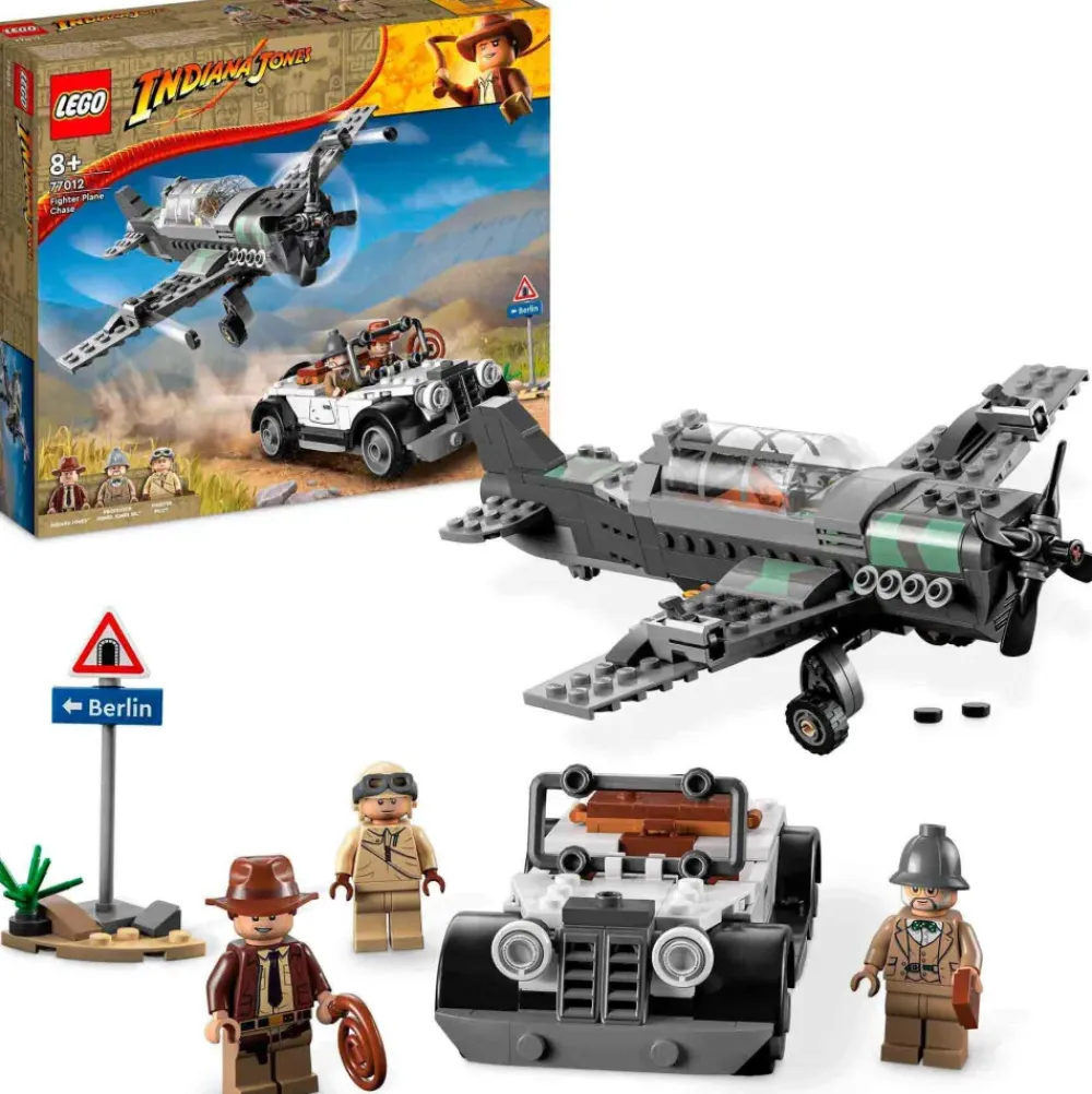 Set De Juguetes De Construcción Indiana Jones 77012 Persecucion Del Caza (387 Piezas)^* Sale