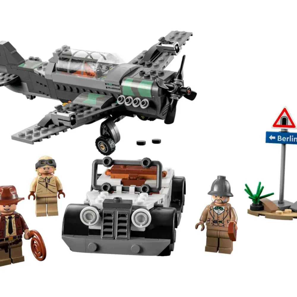 Set De Juguetes De Construcción Indiana Jones 77012 Persecucion Del Caza (387 Piezas)^* Sale