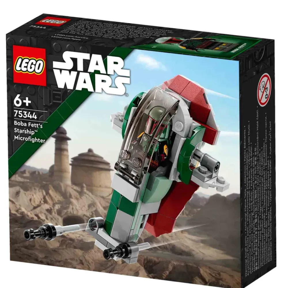 Set De Juguetes De Construcción Star Wars 75344 Microfighter: Nave Estelar De Boba Fett (85 Pie^* New