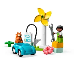 Set De Juguetes De Construcción Mi Ciudad Duplo 10985 Aerogenerador Y Coche Electrico (16 Pieza^* Best