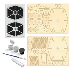 Maqueta Madera Para Pintar Tie Figther^Star Wars Online