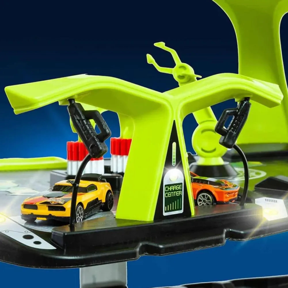 Super Mega Parking 5 Plantas Con Pistas Y 5 Coches^Molto New