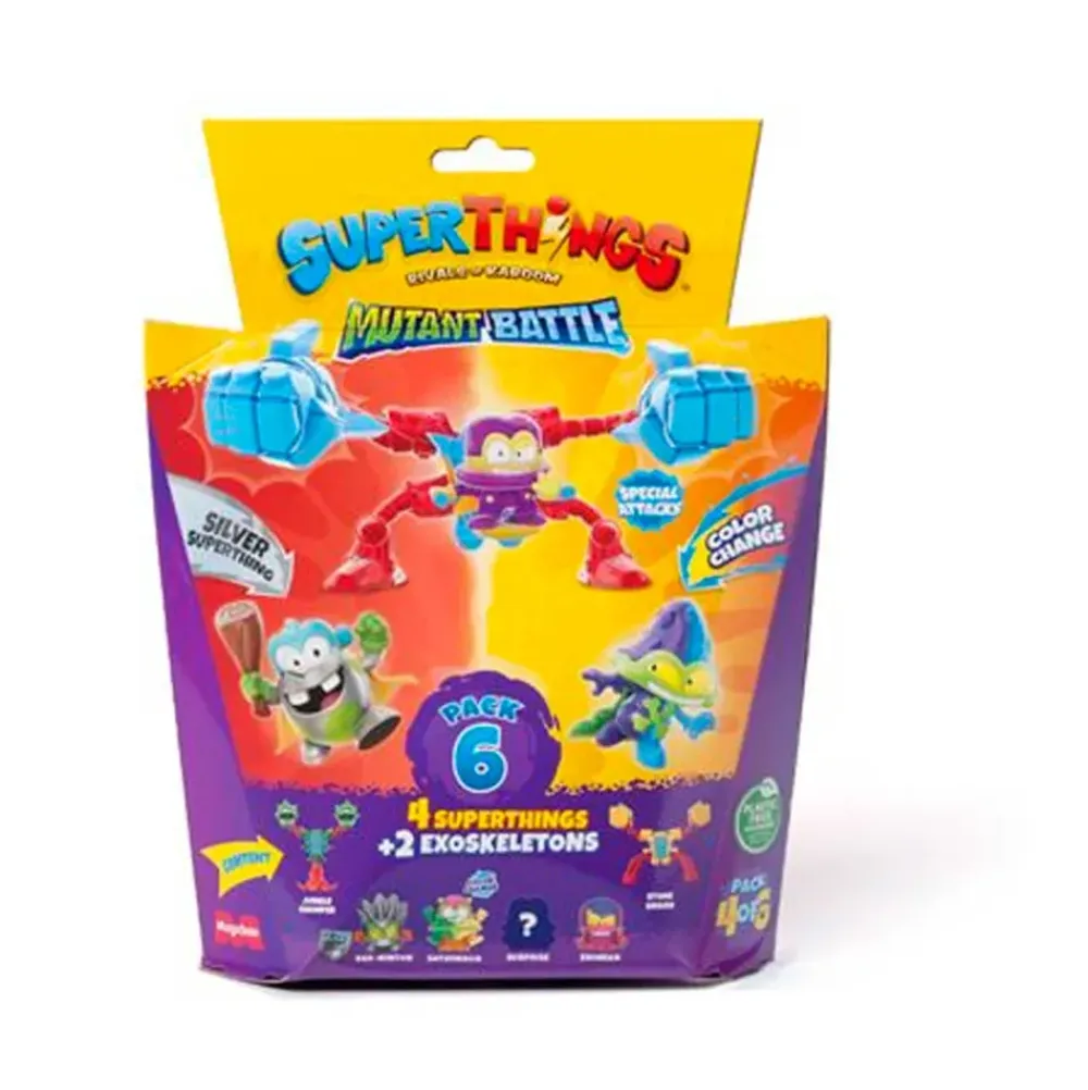 Mutant Battle Pack 6 Exoskeleton Modelo 4/6^Superthings Outlet