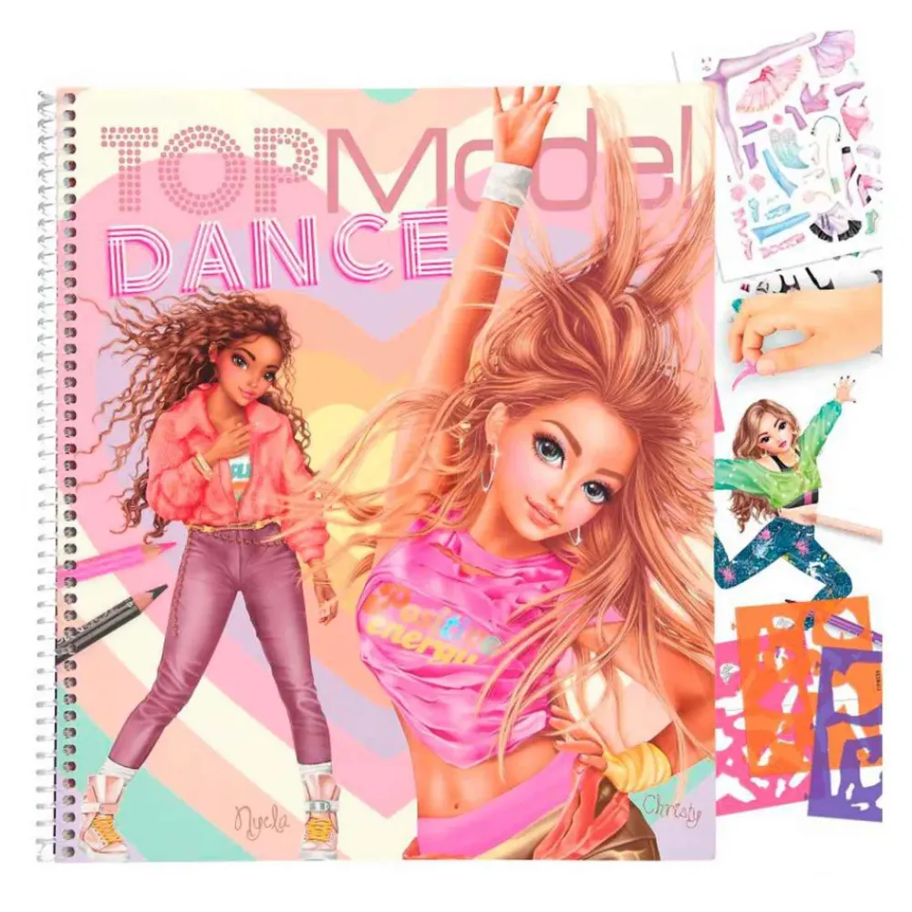 Top Model Cuaderno Para Colorear Dance^TopModel