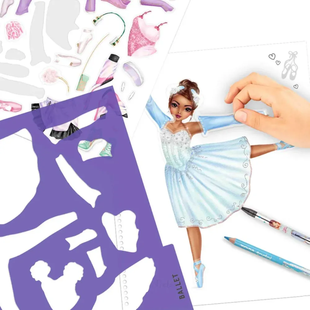 Top Model Cuaderno Para Colorear Dance^TopModel
