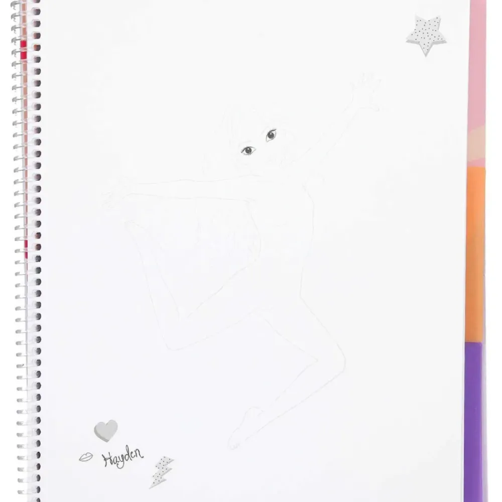 Top Model Cuaderno Para Colorear Dance^TopModel