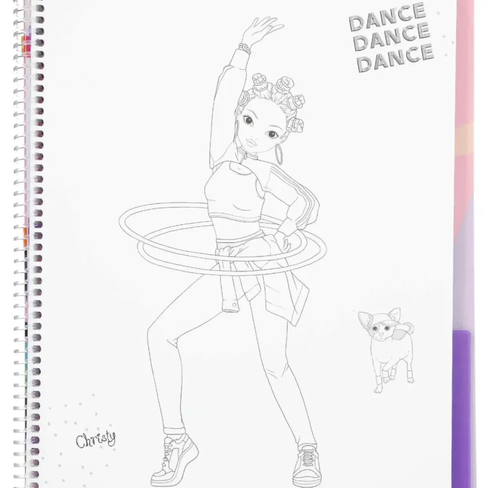 Top Model Cuaderno Para Colorear Dance^TopModel