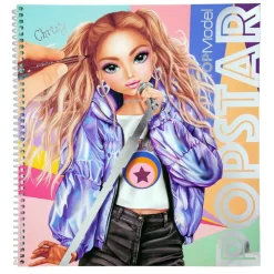 Cuaderno De Diseno Popstar Para Colorear^TopModel Best