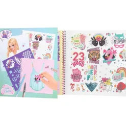Cuaderno Para Colorear T-Shirt Designer^TopModel Hot