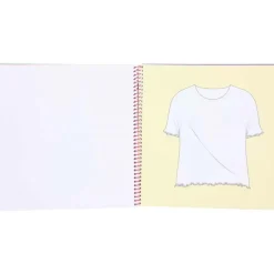 Cuaderno Para Colorear T-Shirt Designer^TopModel Hot