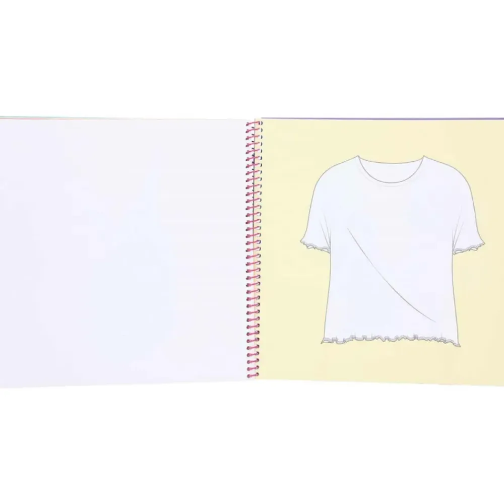 Cuaderno Para Colorear T-Shirt Designer^TopModel Hot
