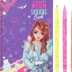 Doodle Book Neon Con Set De Boligrafos Neon^TopModel