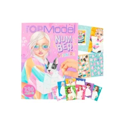 Libro De Pegatinas Por Numeros Fantasy^TopModel Hot