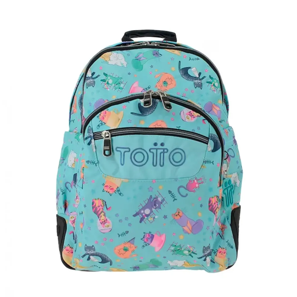 Mochila Modelo Gatitos^Totto New