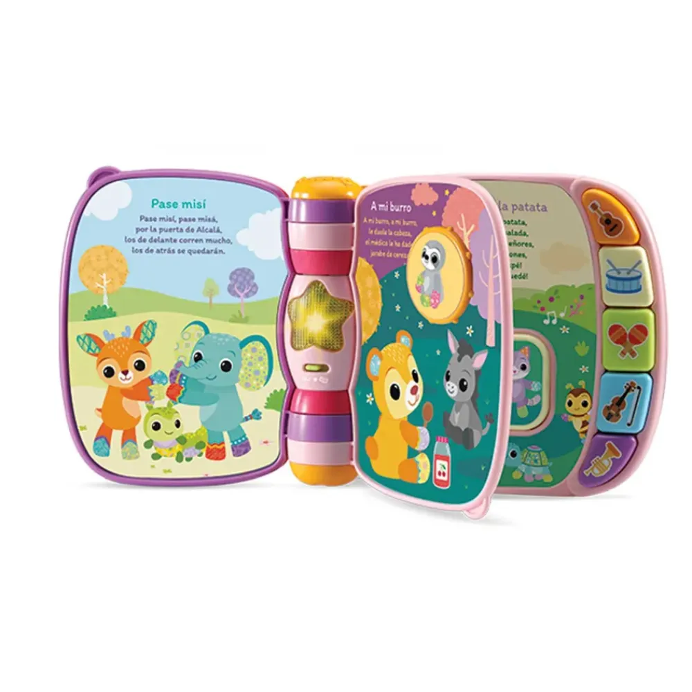 Primeras Canciones Rosa Libro Interactivo Para Bebes^VTech Online